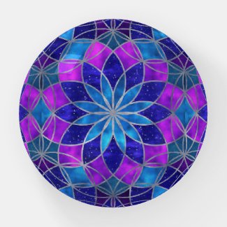“Galaxy Glassworks” Paperweight