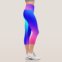 Pastel Ombre Leggings - Green to Yellow Gradient