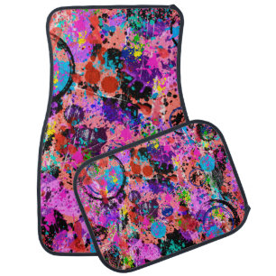Galaxy Graffiti Car Floor Mat