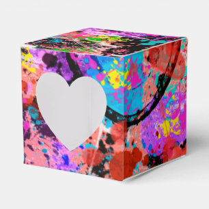 Galaxy Graffiti Favor Boxes