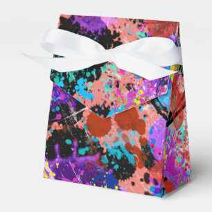 Galaxy Graffiti Favor Boxes