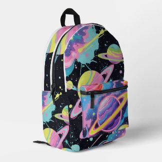 Galaxy Graffiti" – Urban Cosmic Style Backpack