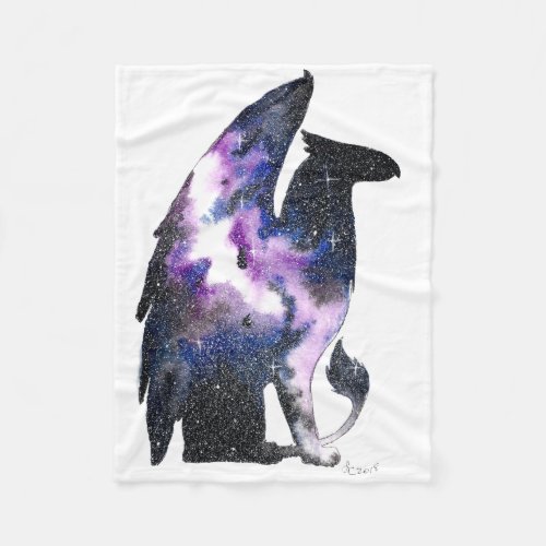 Galaxy Gryphon Fleece Blanket