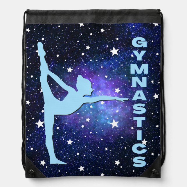 Galaxy Gymnastics   Drawstring Bag (Front)