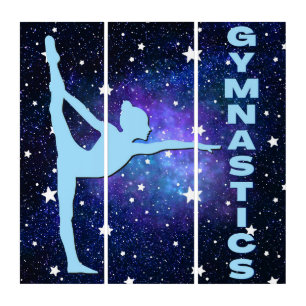 Galaxy Gymnastics Triptych