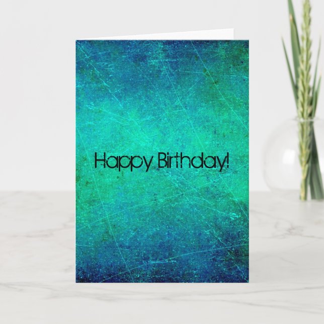 Galaxy, Happy Birthday! Card (Front)
