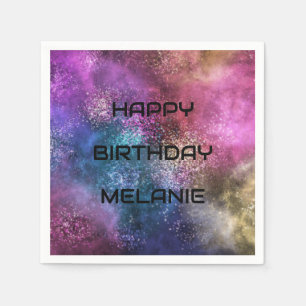 Galaxy Happy Birthday Napkins