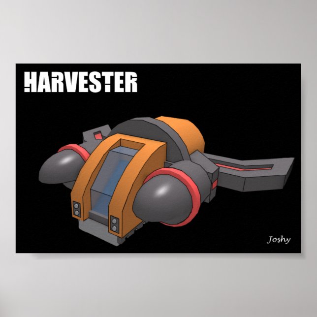 Galaxy Harvester Poster (Front)