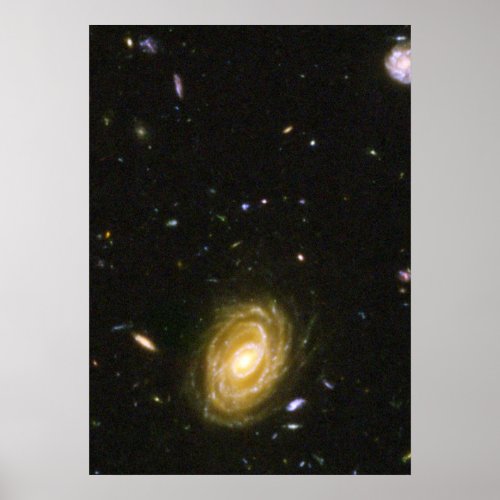 Galaxy HUDF_JD2 From the Hubble Ultra Deep Field Poster