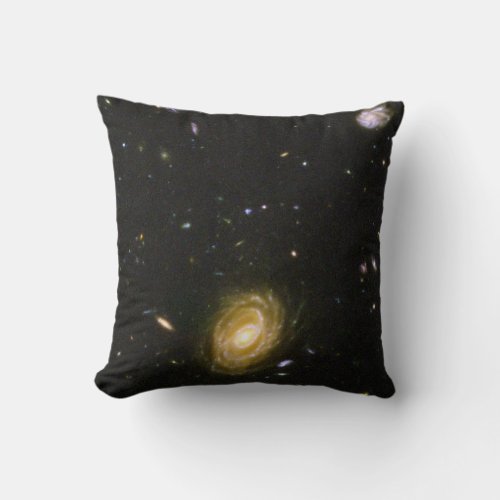Galaxy HUDF_JD2 From the Hubble Ultra Deep Field Throw Pillow