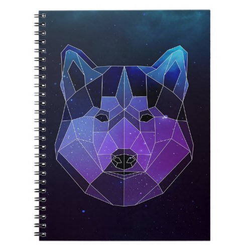 Galaxy Husky Canvas Notebook