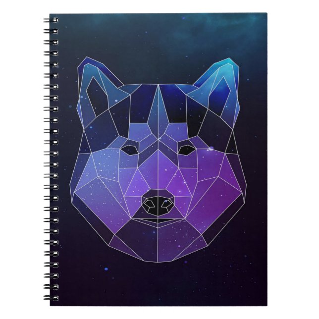 Galaxy Husky Canvas Notebook (Front)