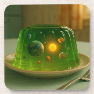 Galaxy in MCM Jell-O Mold Beverage Coaster