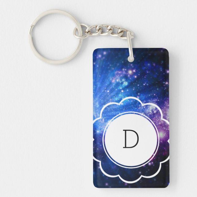 Galaxy Initial Keychain (Front)