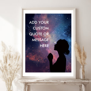 Galaxy Inspirational-Create Your Own Motivational  Poster