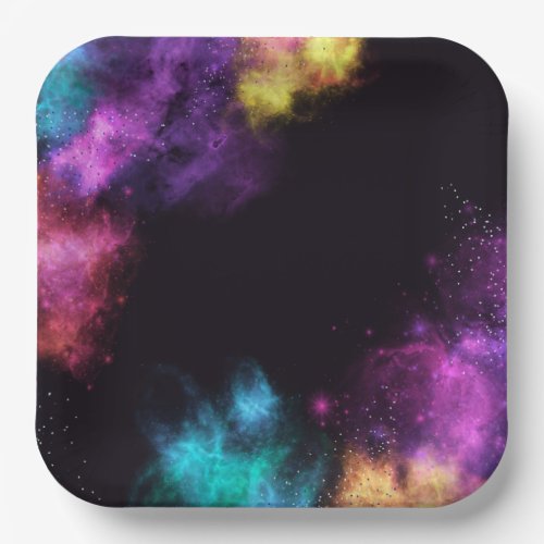 Galaxy Jump Party Plates