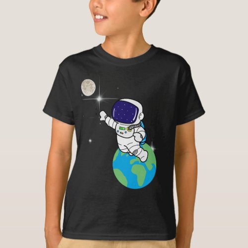 Galaxy Kids The Best Astraunalta T_Shirt for Kids