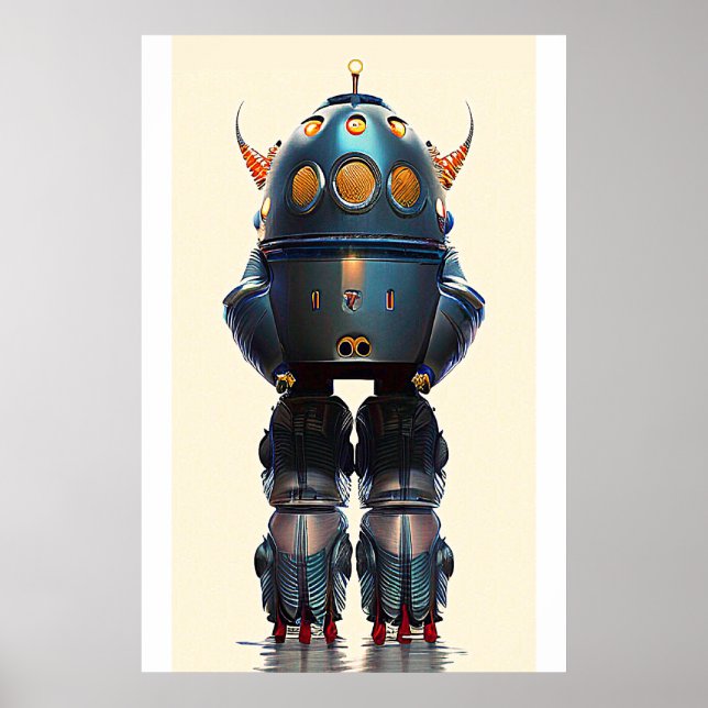 Galaxy King Robot B-21 Wombott Poster (Front)