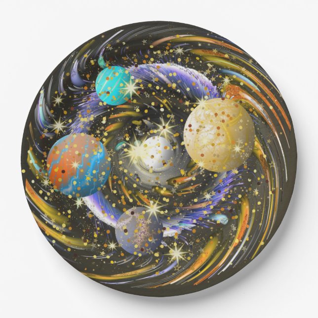 Galaxy Kovarellah  Paper Plates (Front)