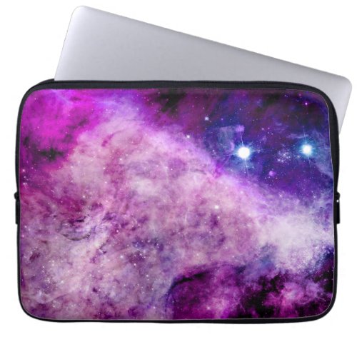 Galaxy Laptop Sleeve 13 inch Stars Nebula Purple