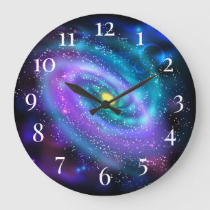 Galaxy large clock