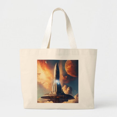 Galaxy Large Tote Bag