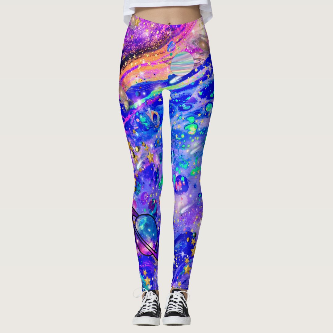 Star Nebula Galaxy Space Men's Leggings