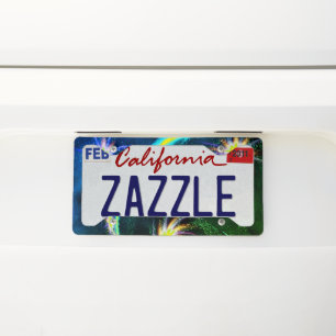 Galaxy License Plate Frame