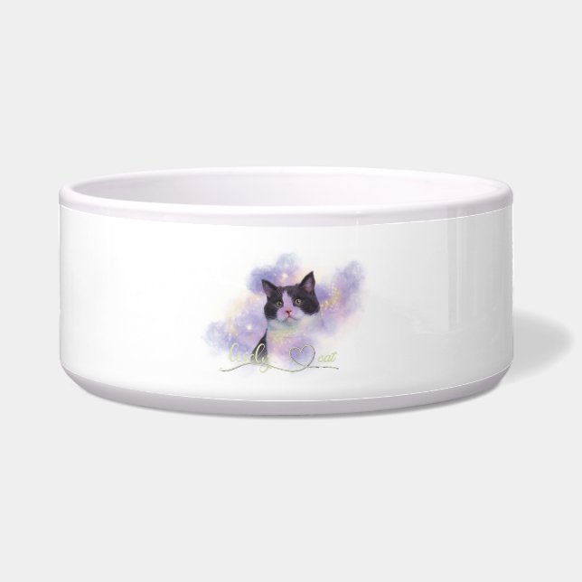 Galaxy Lovely Cat Bowl (Front)
