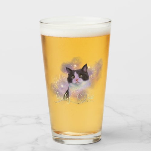Galaxy Lovely Cat Glass