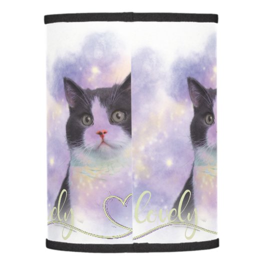 Galaxy Lovely Cat Lamp Shade (Back)