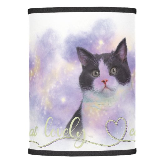 Galaxy Lovely Cat Lamp Shade (Front)