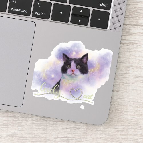 Galaxy Lovely Cat Sticker