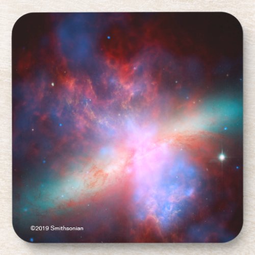Galaxy M82 Beverage Coaster