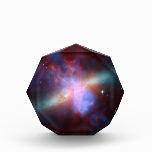 Galaxy M82 Hubble NASA Acrylic Award