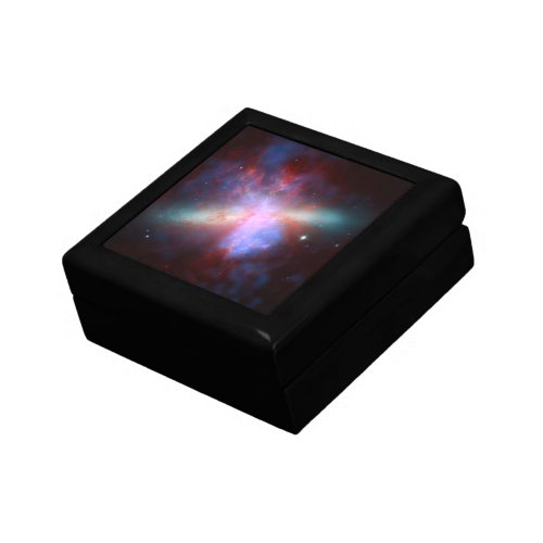 Galaxy M82 Hubble NASA Keepsake Box