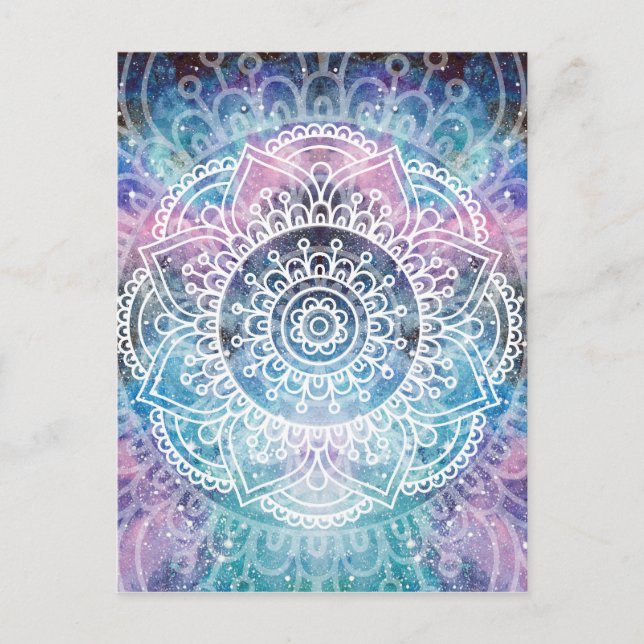 Galaxy Mandala Postcard (Front)