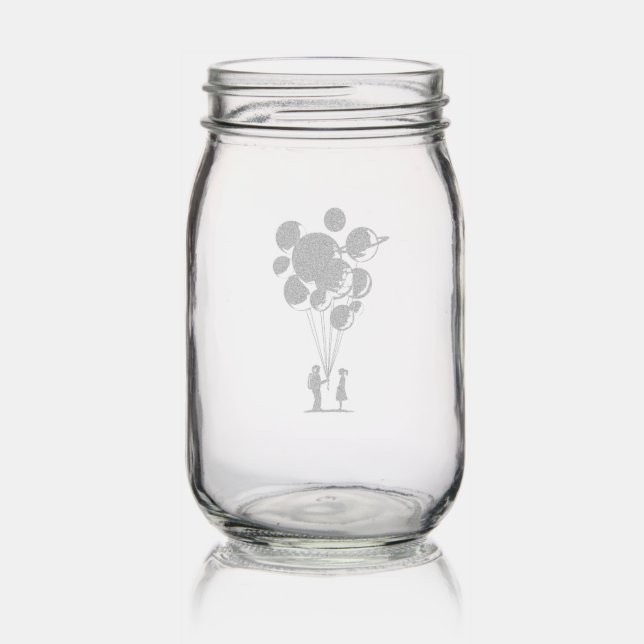 Galaxy Mason Jar (Glassware)