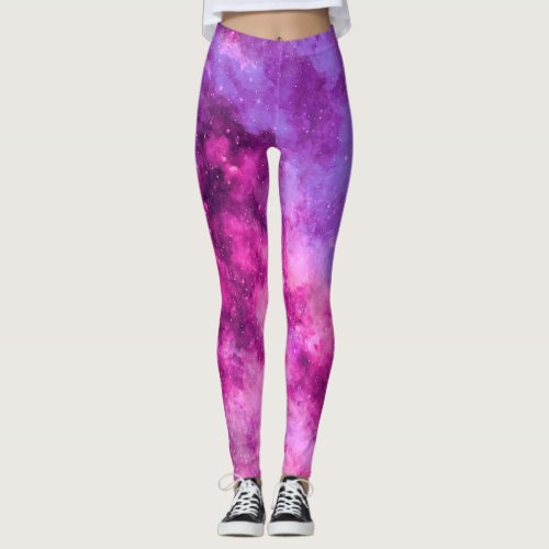 Galaxy Men Women  Kids Outer Space Gift Pattern Leggings