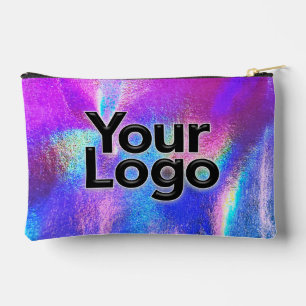 Galaxy Metallic Sparkly Holograph Luxury Business Accessory Pouch