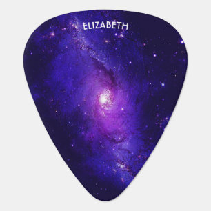 Galaxy Milky Way Galaxy Astronomy Science Guitar Pick