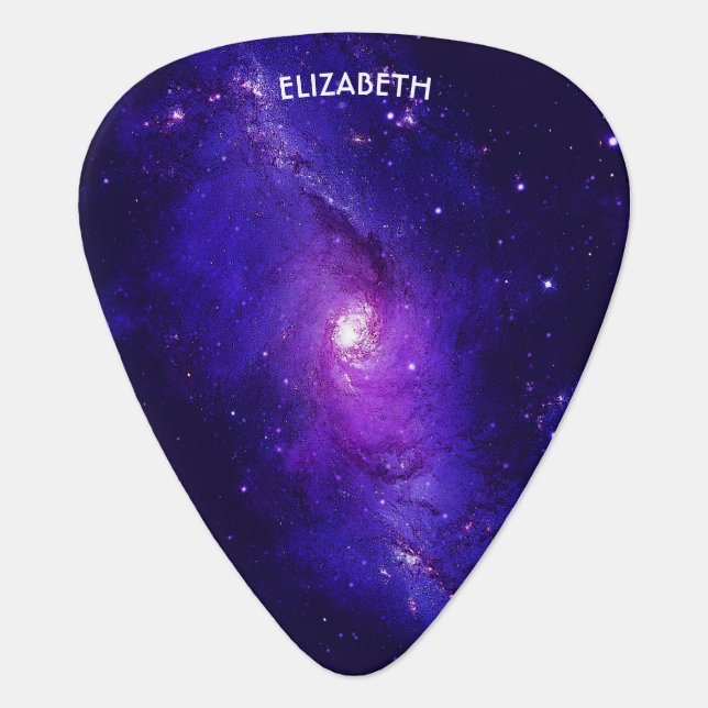 Galaxy Milky Way Galaxy Astronomy Science Guitar Pick (Front)
