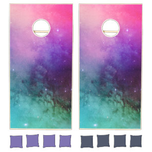 Galaxy modern cornhole set