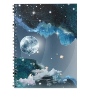 Galaxy Moon Diary/School Notebook 