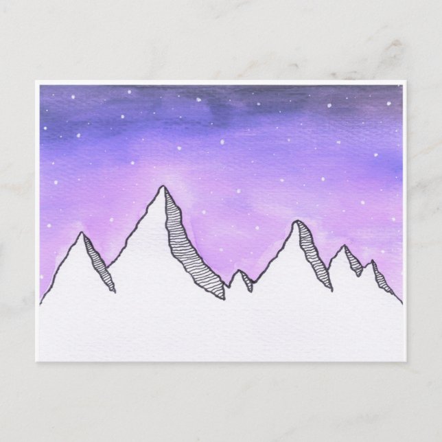 Galaxy Mountain Postcard (Front)