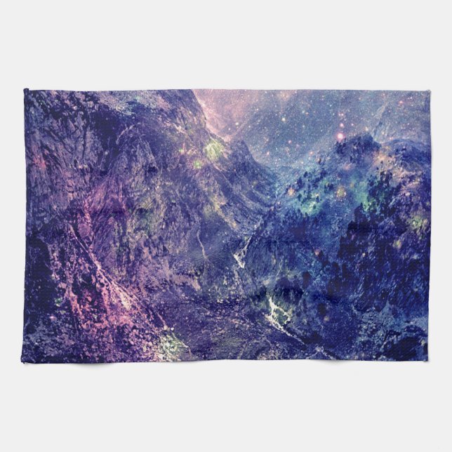 Galaxy Mountains Towel (Horizontal)