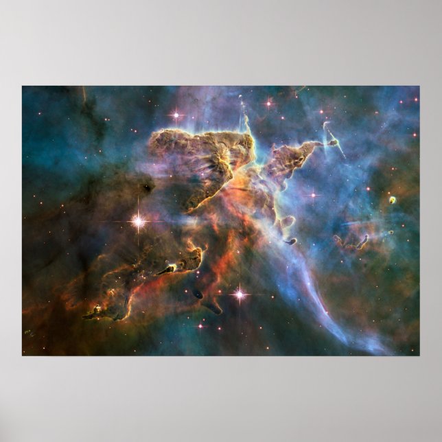 Galaxy Nebula Nebulae Supernova Star Explosion Poster (Front)