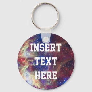 Galaxy Nebula Personalized Astronomy Space Keychain
