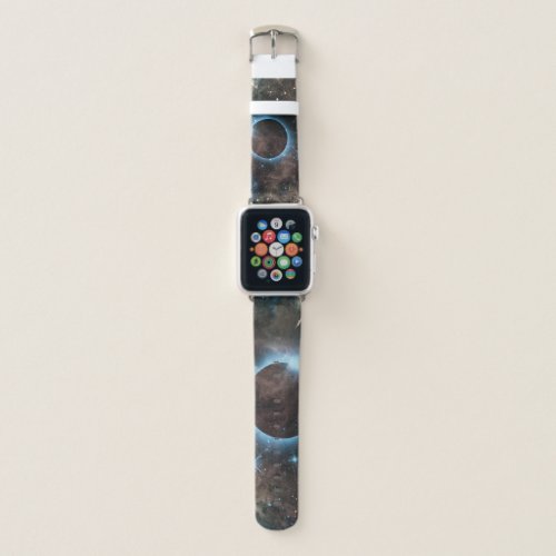 Galaxy Nebula Planet Hubble Telescope Photography Apple Watch Band