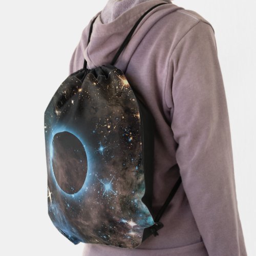 Galaxy Nebula Planet Hubble Telescope Photography Drawstring Bag